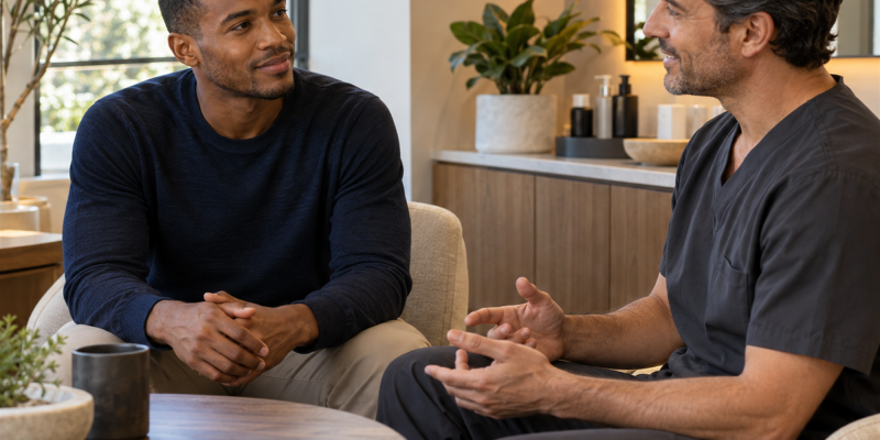mens medspa consultation young 22